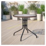 Flash Furniture Rattan Round Dining Table