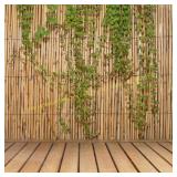 Natural Jumbo Reed Bamboo Fencing 6 ft x 16 ft