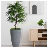 Dark Gray 21" Tall Planter