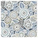 3ct NuWallpaper Dream On Navy Wallpaper