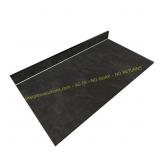 4 ft L Countertop in Black Amani Satin