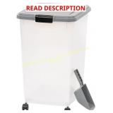Amazon Basics Dog Food Container, 69QT broken