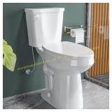 Extra Tall 2-Piece Toilet, 1.28 GPF, White