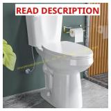 Extra Tall 2-Piece Toilet, 1.28 GPF, White