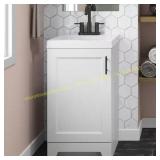 Brindle White Vanity w/ Marble Top