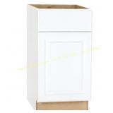 Hampton Satin White Cabinet with Glides