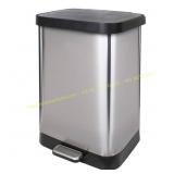 13 Gal Stainless Step Can with Lid