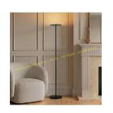 Sky 63" LED Torchiere Floor Lamp, Black