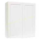Hampton 30 in. Wall Cabinet Satin White