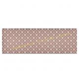 FloorPops Brown Vinyl Damask Wallpaper