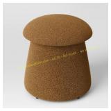 Threshold Mushroom Ottoman - Gold Boucle Storage
