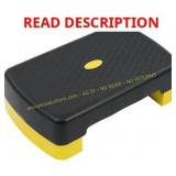 Fitvids 18" Workout Stepper Platform, Risers CRACK