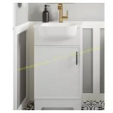 Burgess Vanity, White Marble Top