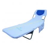 Ostrich Custom Fitted Beach Towel for Chaise