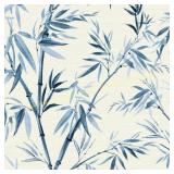 3ct Moriko Blue Bamboo Wallpaper