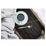 11ct WallPops Amsterdam Black Brick Peel & Stick