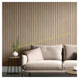 2ct Manolo Light Brown Wooden Slat Wallpaper