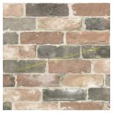 3ct NuWallpaper 20.5" x 216" Brick Wallpaper