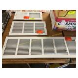 Assorted air filter grills