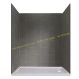 Jetcoat 32x60x78 Shower Kit, White