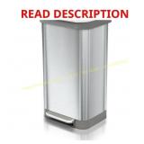 20 Gal Stainless Steel Trash Can Series 2