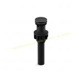 KOHLER Clicker Drain with Overflow Matte Black
