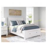 Fortman White Full Panel Headboard