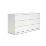 Ashley Onita 6-Drawer Dresser, White