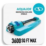 AQUA JOE Metal Base Sprinkler Adjustable Spray
