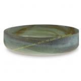 Bannington Green Round Glass Decorative Bowl