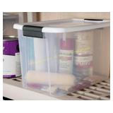 18ct Sterilite 7.5-Gallon Clear Tote with Lid