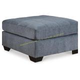 Ashley Marleton Upholstered Ottoman, Blue