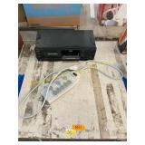 Cassette player, power strip