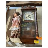 31 day clock, doll