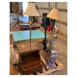 End Table, lights,vacuums