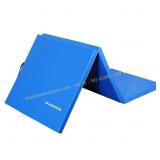 Blue Tri-Fold Exercise Mat 24x72x2 Thick