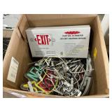 Exit sign, LED lights