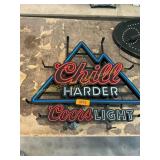 Coors light lighted sign