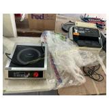 Fax machine, electric hot plate