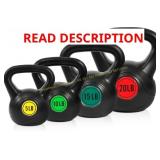 Fitvids Kettlebell Sets missing 15lb