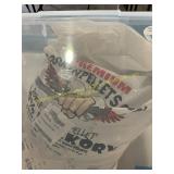 Cooking pellets and broken totes