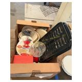 Pans, plastic bowls
