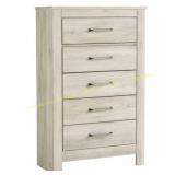 Bellaby 5-Drawer Chest White - Ashley Handles