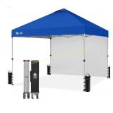 Crown shades canopy 10x10 blue and grey