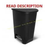 Glad Trash Can with Lid, Foot Pedal, 20 Gal