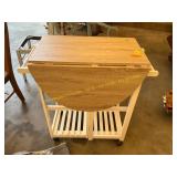 Rolling table cart