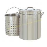 Bayou Classic Stainless Grill Stockpot 44 qt