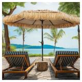 Thatched Tiki Umbrella 8FT, Natural