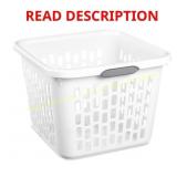 Sterilite White Plastic Laundry Basket