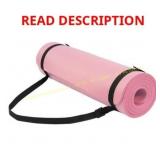 Fitvids 1/2-Inch Foam Yoga Mat with Strap